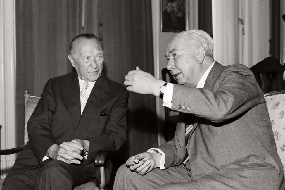 Theodor Heuss und Konrad Adenauer